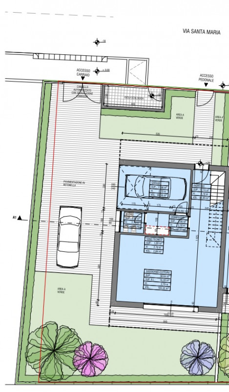 VIG480 - In tranquilla strada privata in zona Peraga di Vigonza, perfettamente collegata a tutte ...