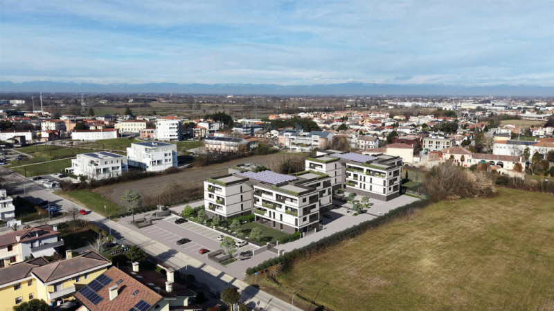VIGONZA CENTRO-NUOVO APPARTAMENTO 3 CAMERE CON AMPIO GIARDINO PRIVATO, METRATURE GENEROSE ED INGR...