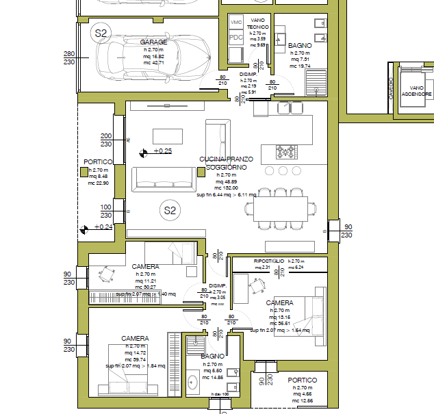 VIGONZA CENTRO-NUOVO APPARTAMENTO 3 CAMERE CON AMPIO GIARDINO PRIVATO, METRATURE GENEROSE ED INGR...