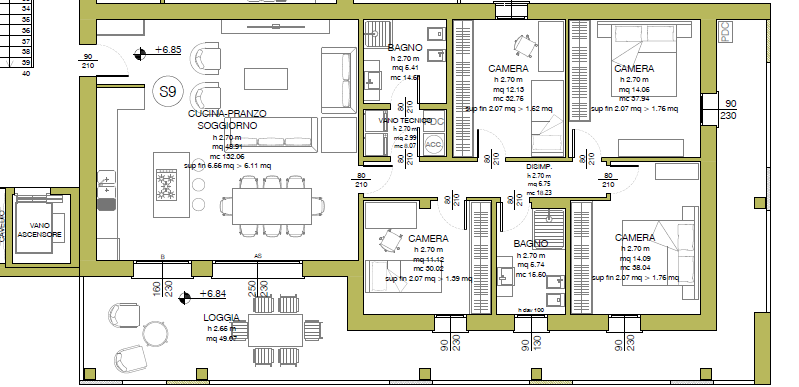 VIGONZA CENTRO- NUOVO QUADRICAMERE con AMPIO TERRAZZO ABITABILE E GENEROSE METRATURE

APPARTAMENT...
