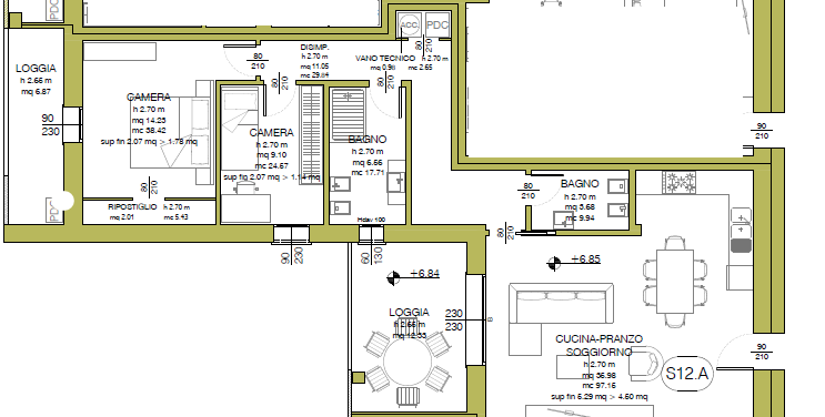 VIGONZA CENTRO - APPARTAMENTO DI NUOVA COSTRUZIONE CON 2 CAMERE, TERRAZZO ABITABILE E GENEROSE ME...