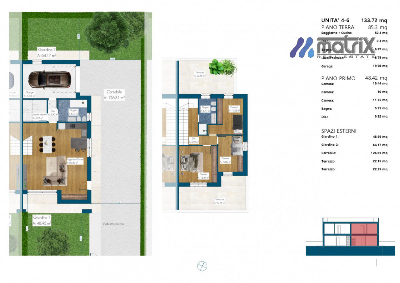 Nel centro di Treponti Teolo , Bifamiliare  €. 330.000, comoda a tutti i servizi.

"Azzurra Resid...
