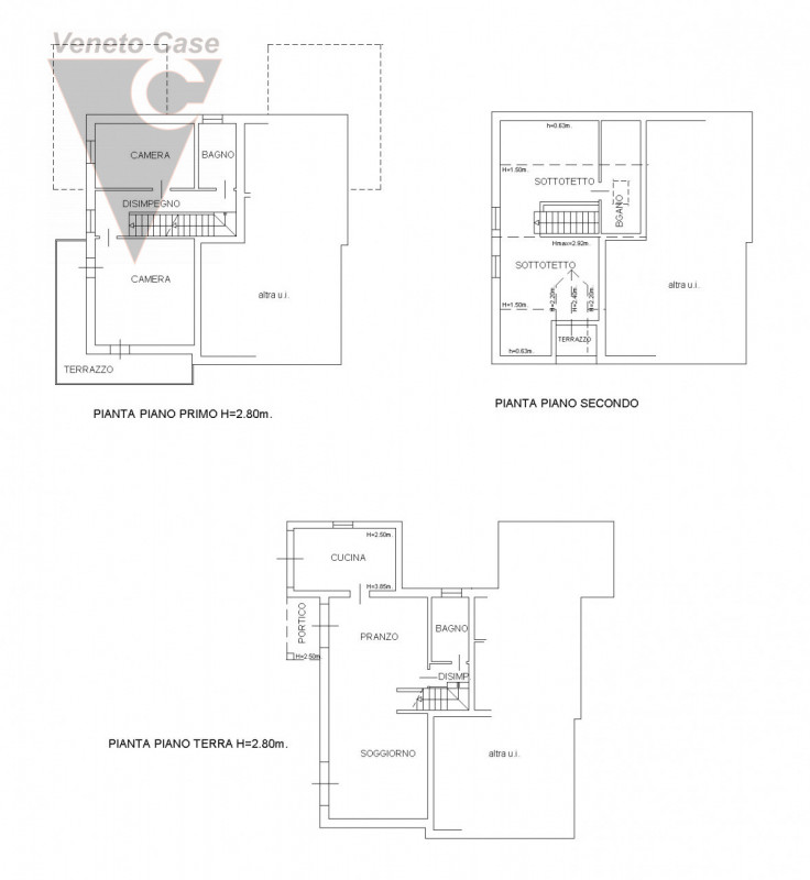 Fra Rio e Voltabarozzo su grande lotto di circa 1200 mq. mezza bifamiliare NUOVA dalle generose d...