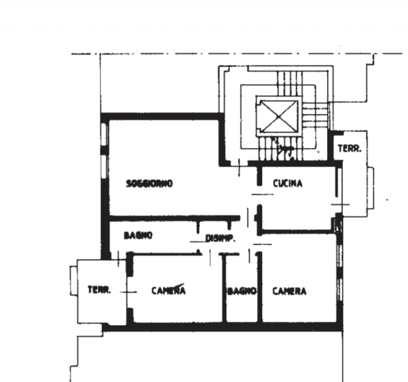PADOVA, in zona TORRE, al secondo piano di una palazzina dotata di ascensore, APPARTAMENTO dalle ...