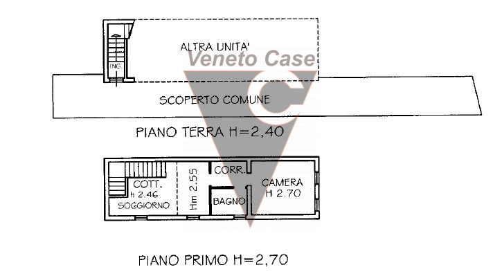 Proponiamo appartamento al piano primo, su palazzina di sole due unità a tombelle di Vigonovo. L'...