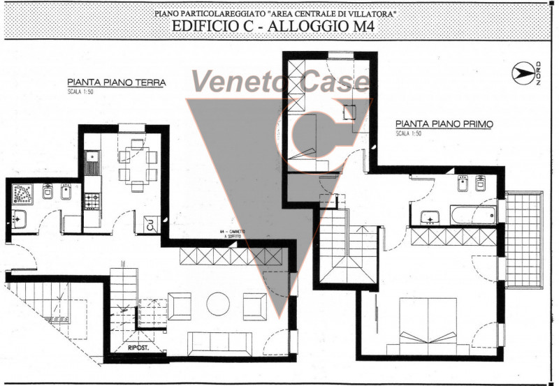 Nel cuore del paese, proponiamo appartamento sviluppato su 2 livelli con scoperto privato di circ...