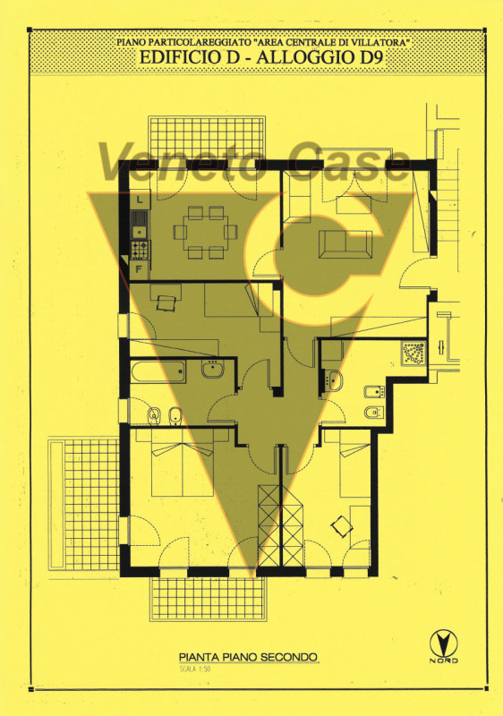 Nel cuore del paese proponiamo appartamento 3 camere al secondo piano con ascensore dalle metratu...