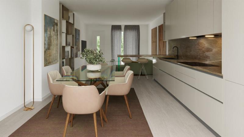 Immagina di vivere in un appartamento di nuova costruzione, dove ogni dettaglio può essere person...