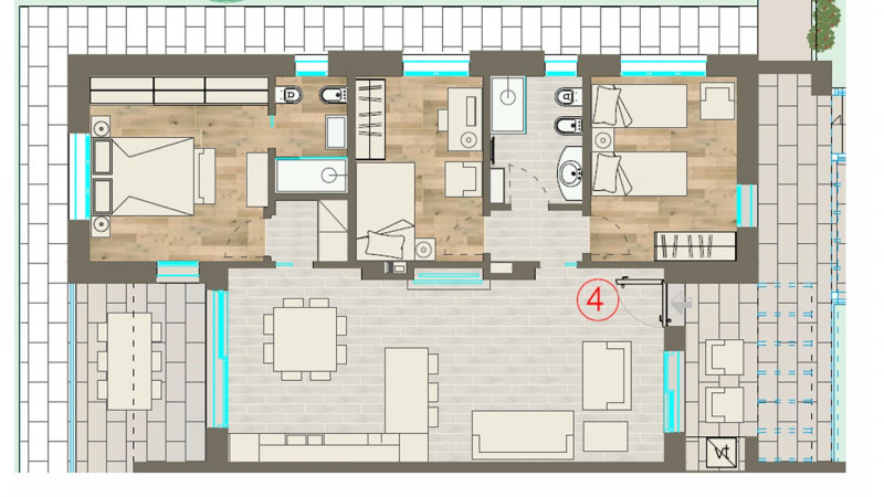 Immagina di vivere in un appartamento di nuova costruzione, dove ogni dettaglio può essere person...