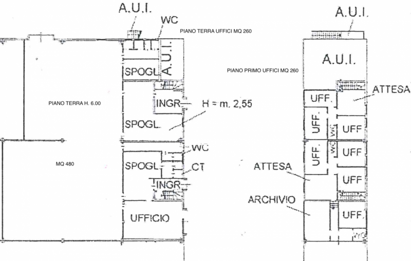 SCHIO - Z.I: CAPANNONE INDUSTRIALE di mq 1.000 circa H 6,00 mt con impianti, con terreno esterno ...