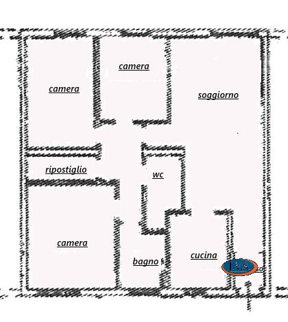 TEOLO - BRESSEO (PD) -  Appartamento tricamere con ingresso indipendente e giardino privato front...