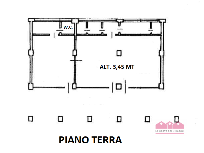 VICENZA: A RIDOSSO DEL CENTRO STORICO AMPIO NEGOZIO CON VETRINE AL PIANO TERRA - RIF. VNEG8L - EU...
