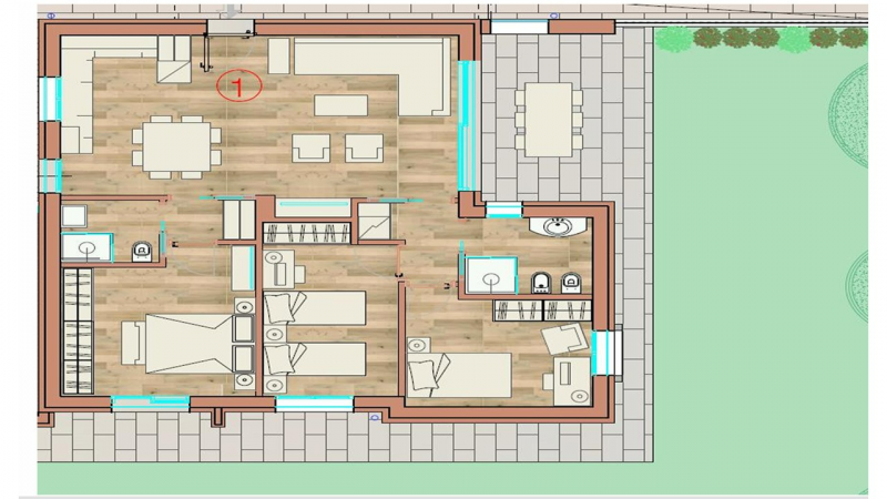 Splendido appartamento NUOVO al piano terra, situato in un complesso di sole quattro unità abitat...
