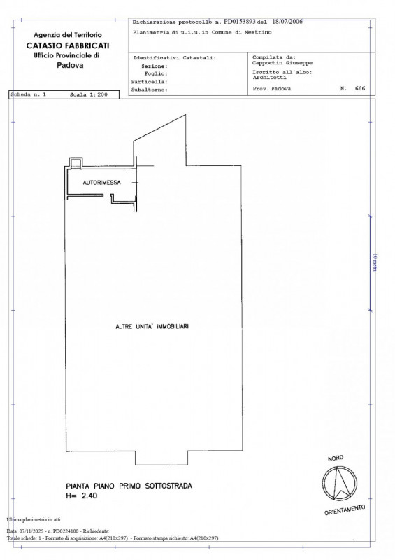 In una tranquilla area residenziale di Mestrino, dove ogni servizio è facilmente raggiungibile a ...