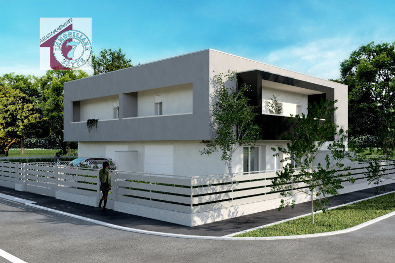 Vendesi PIAZZOLA SUL BRENTA CENTRO porzione di villa trifamiliare di angolo in prossima costruzio...