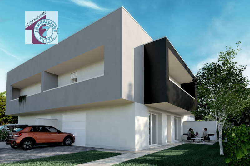 Vendesi PIAZZOLA SUL BRENTA CENTRO porzione di villa trifamiliare di angolo in prossima costruzio...