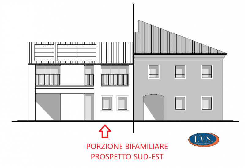 MONTEGALDELLA (VI) Splendida bifamiliare con travi a vista di 230 mq disposta su 2 livelli, con u...