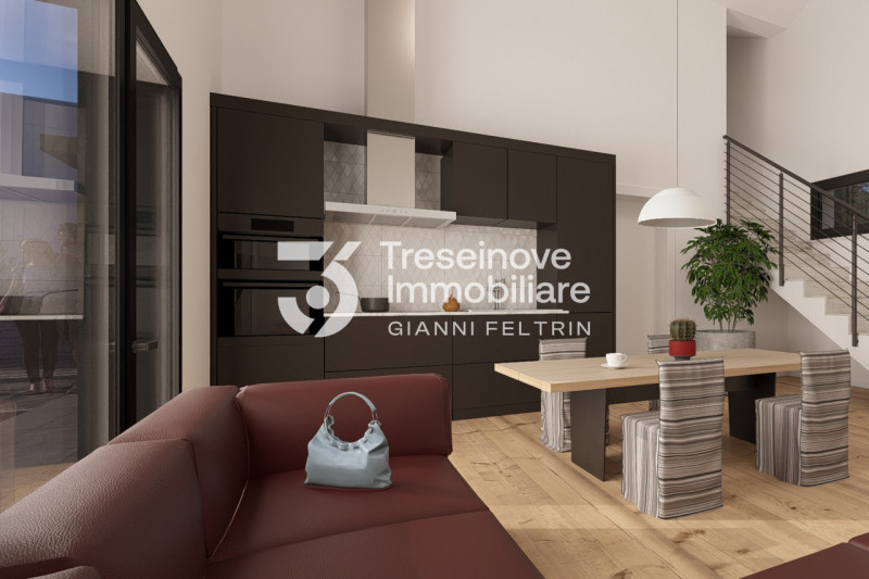 (Per INFO Feltrin ing. Gianni 3288349492) Proponiamo in vendita bifamiliare su due livelli a Quin...