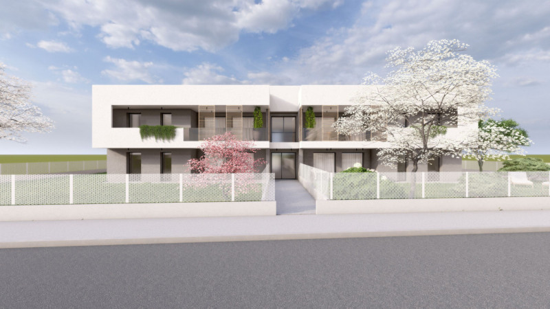 SAONARA: attico al primo e ultimo piano in un moderno condominio residenziale in costruzione di s...