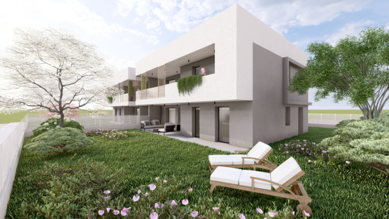 SAONARA: attico al primo e ultimo piano in un moderno condominio residenziale in costruzione di s...