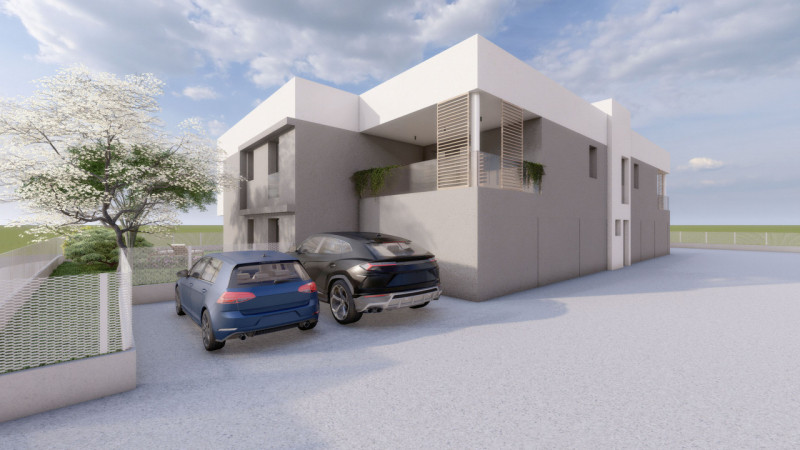 SAONARA: attico al primo e ultimo piano in un moderno condominio residenziale in costruzione di s...