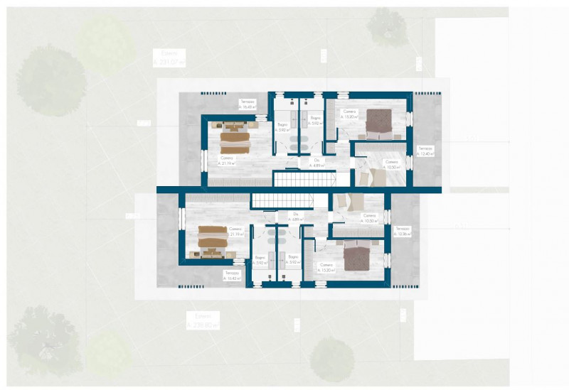 Bifamiliare €. 320.000 Nuova Classe A4 giardino mq. 250.

Nel centro di Codevigo , in fase di cos...
