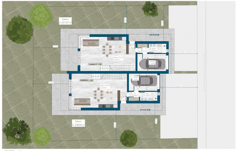 Bifamiliare €. 320.000 Nuova Classe A4 giardino mq. 250.

Nel centro di Codevigo , in fase di cos...