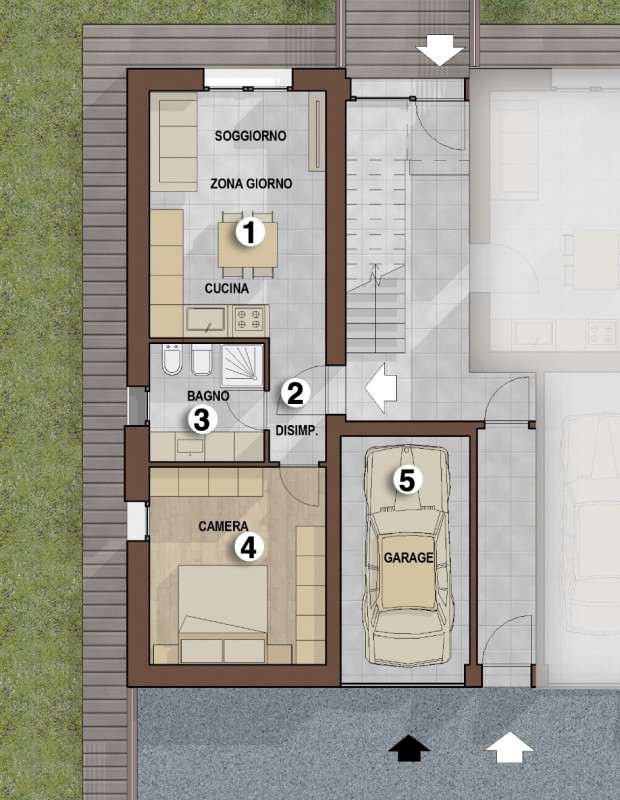 (Per INFO 3316190143) Scopri questo incantevole appartamento bilocale situato al piano terra di u...