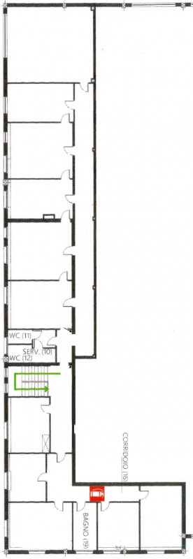 RIF: FR308 PADOVA-TENCAROLA Proponiamo in locazione ufficio sito al primo piano in zona industria...