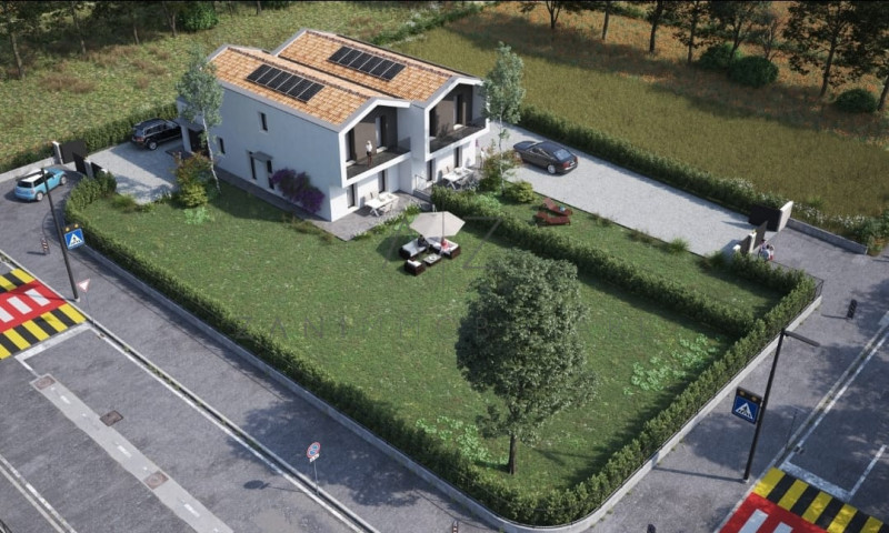 Proponiamo in vendita una splendida porzione di bifamiliare di nuova costruzione, situata nella z...