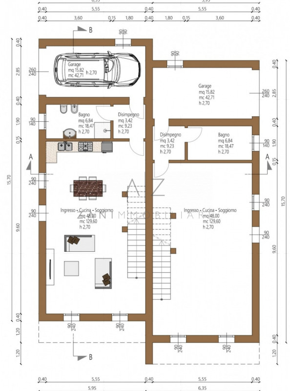 Proponiamo in vendita una splendida porzione di bifamiliare di nuova costruzione, situata nella z...