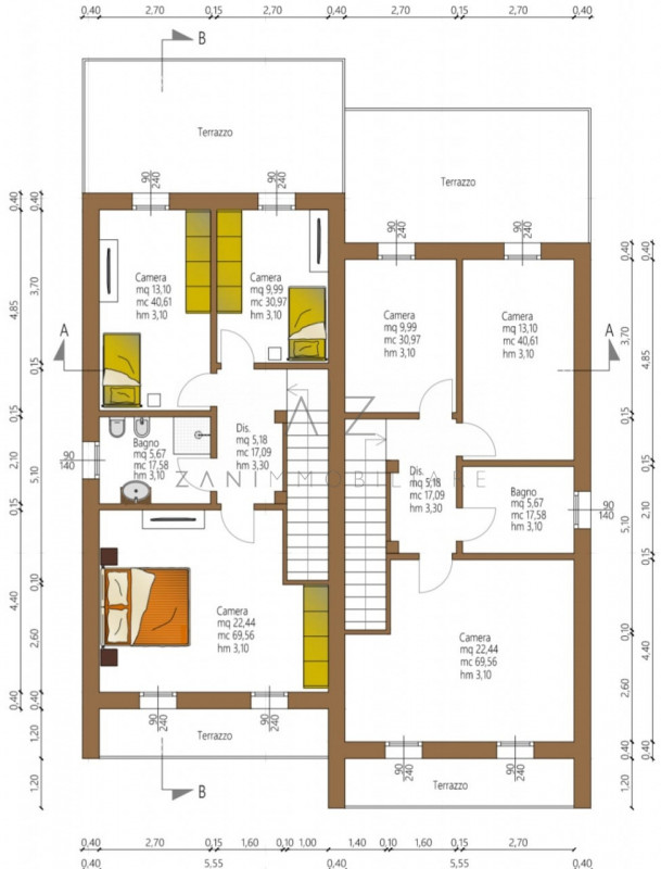 Proponiamo in vendita una splendida porzione di bifamiliare di nuova costruzione, situata nella z...