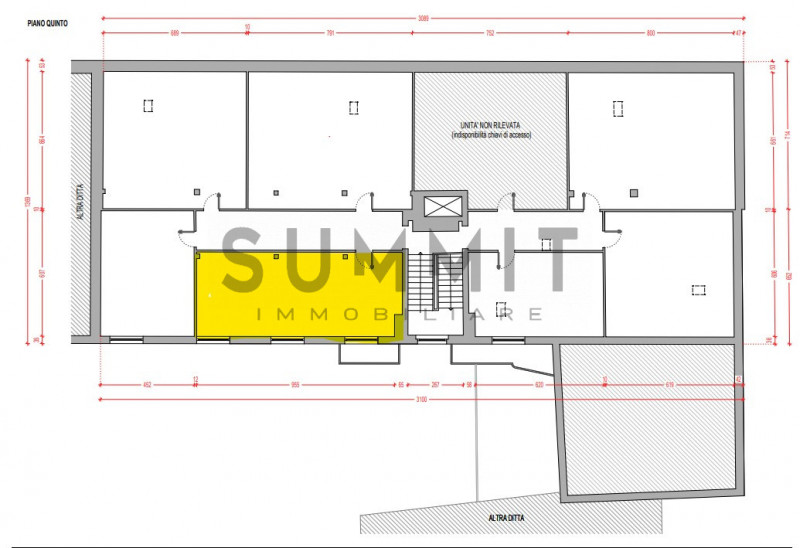 SCHIO – CENTRO: Luminoso e spazioso appartamento TRICAMERE di 255 mq, sito al quarto ed ultimo pi...