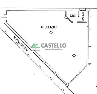 Padova Arcella proponiamo negozio di circa 110mq openspace, dotato di servizio finestrato, 5 vetr...