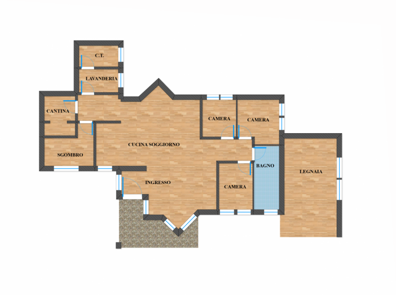 Proponiamo in vendita una splendida soluzione bifamiliare anni '90. 

La proprietà si sviluppa in...