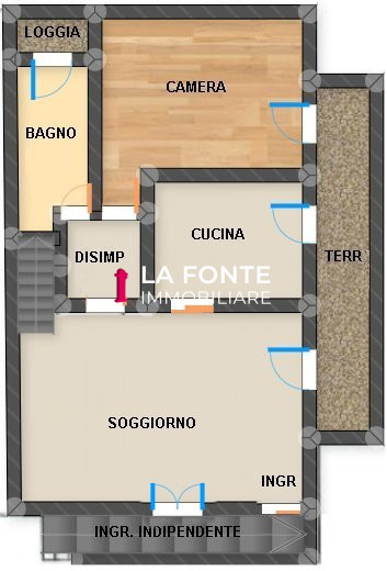 BORGORICCO - APPARTAMENTO in QUADRIFAMILIARE - COMPLETAMENTE RISTRUTTURATO.
L'immobile vanta un i...