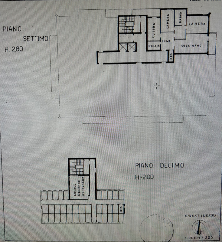 Ottimo appartamento al settimo piano su nove nel cuore del quartiere di Santa Rita vendesi.
L'imm...
