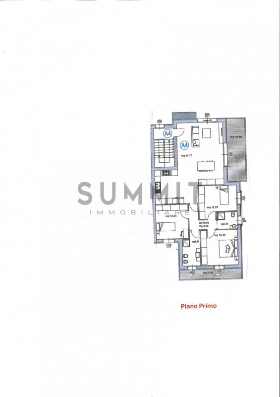 SCHIO - SACRO CUORE: Bellissimo appartamento TRICAMERE di nuova realizzazione  al piano primo con...