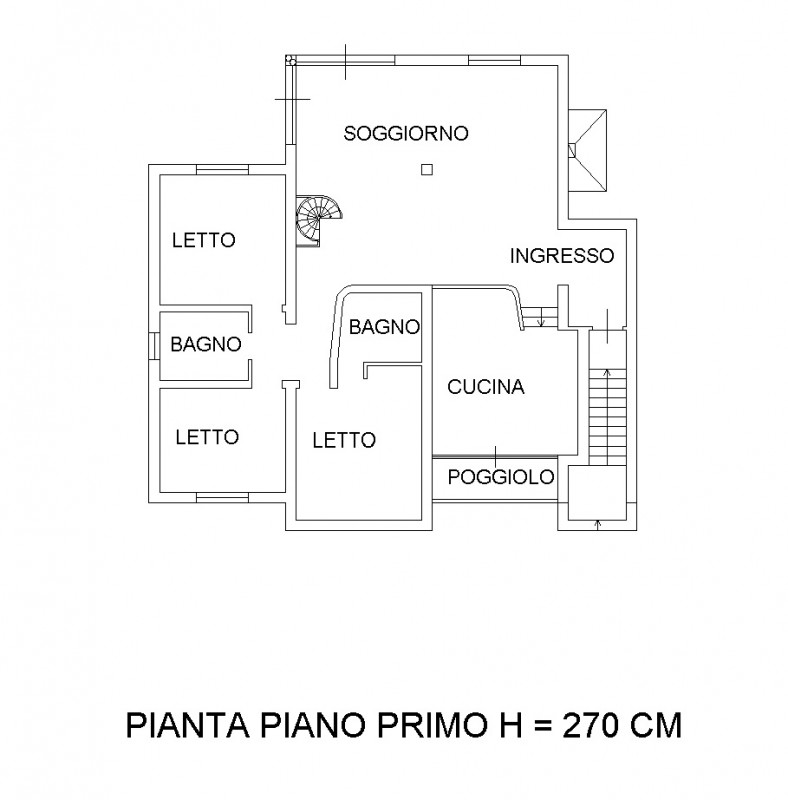 COMPOSIZIONE: 
Proponiamo in vendita villetta singola, sviluppata su più livelli, ideale per chi ...