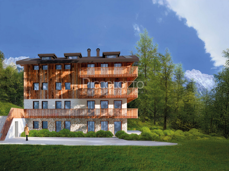 Rif. V935 3A - Cortina d'Ampezzo, appartamento di nuova costruzione in vendita: design, tecnologi...
