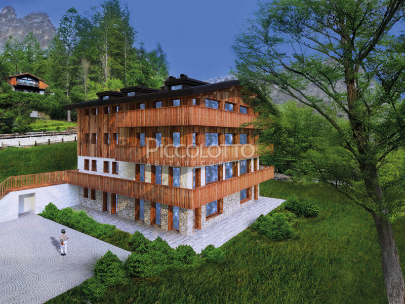 Rif. V935 3A - Cortina d'Ampezzo, appartamento di nuova costruzione in vendita: design, tecnologi...