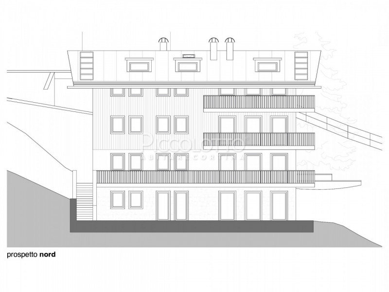Rif. V935 3A - Cortina d'Ampezzo, appartamento di nuova costruzione in vendita: design, tecnologi...