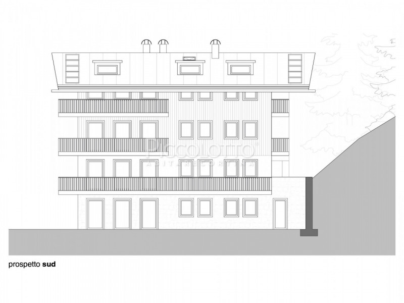 Rif. V935 3A - Cortina d'Ampezzo, appartamento di nuova costruzione in vendita: design, tecnologi...
