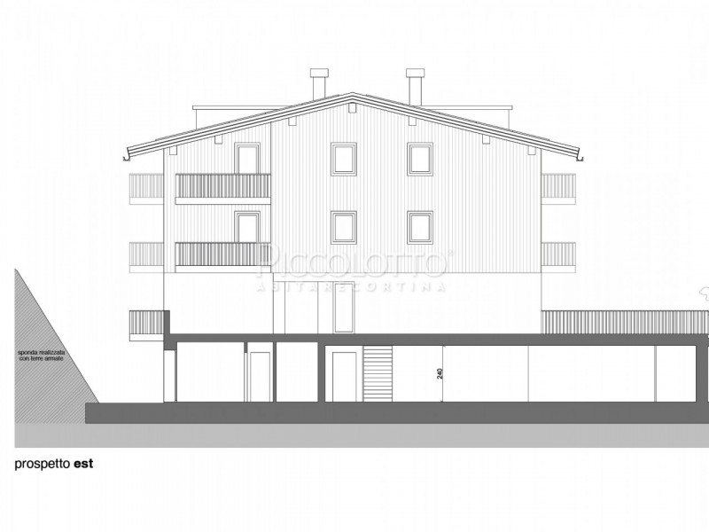 Rif. V935 3A - Cortina d'Ampezzo, appartamento di nuova costruzione in vendita: design, tecnologi...