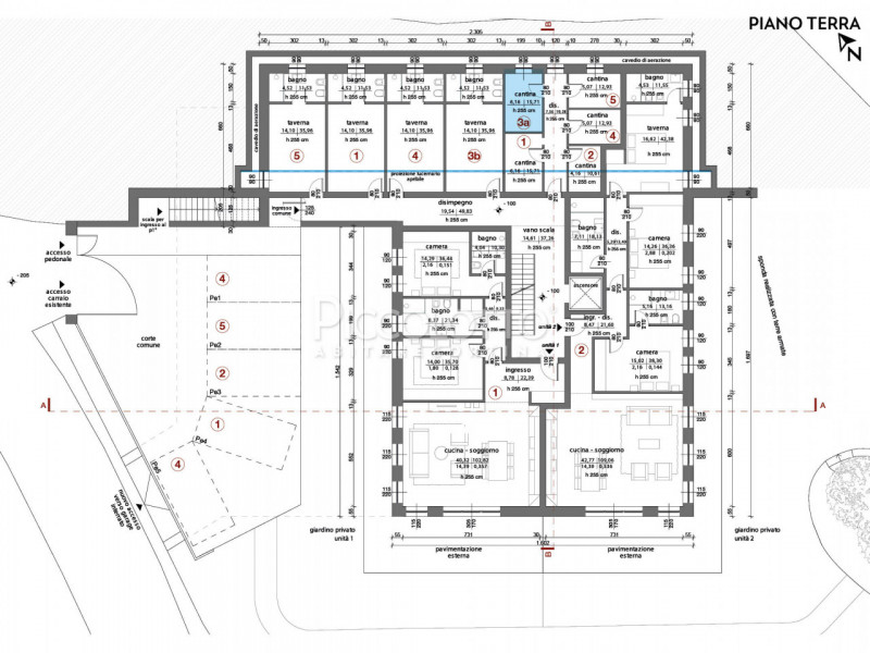Rif. V935 3A - Cortina d'Ampezzo, appartamento di nuova costruzione in vendita: design, tecnologi...