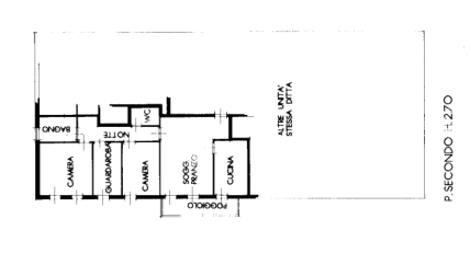 Proponiamo in vendita un ampio e luminoso appartamento quadrilocale situato al secondo piano di u...