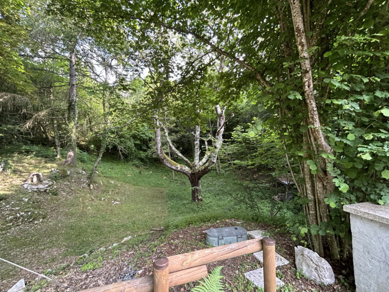 Ai piedi del Cansiglio vendiamo porzione di baita (bifamiliare) con scoperto di proprietà. 
L’imm...