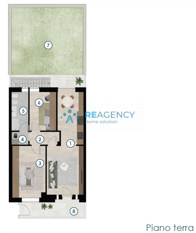 Residenze IL23: bicamere con giardino

Se quello che stai cercando è un bicamere al piano terra c...