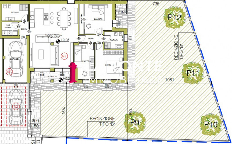 VIGONZA CENTRO Prenotabile NUOVO APPARTAMENTO 3 CAMERE con GIARDINO Privato di MQ.310 e INGRESSO ...