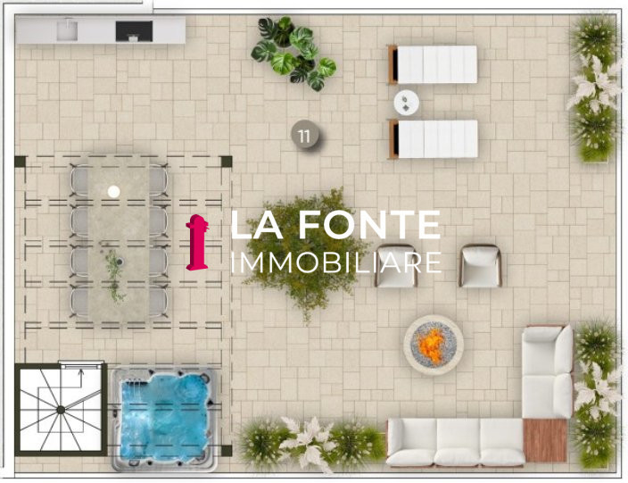 VIGONZA CENTRO Prenotabile NUOVO ATTICO 4 CAMERE con TERRAZZA ABITABILE di mq.50 e TERRAZZO SOLAR...